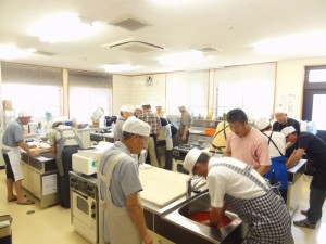 こねております。水加減で違います。