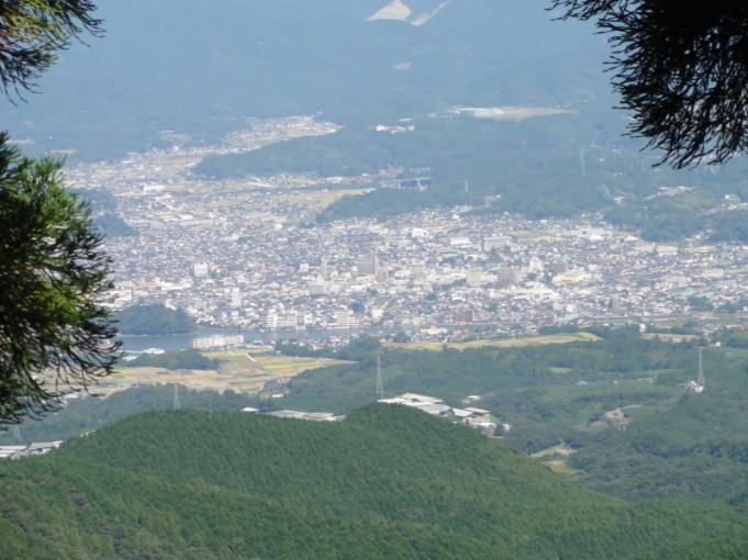 頂上からの眺めです