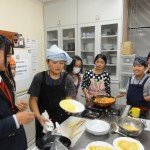 オムライス無事にひっくりかえしました