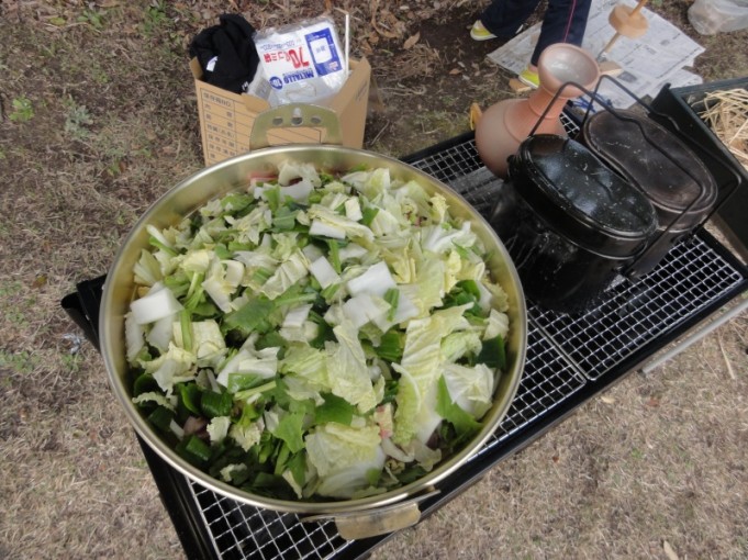 鍋の中身。たっぷりです