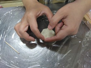 和菓子作り