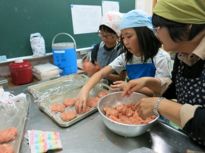 今夜はハンバーグ